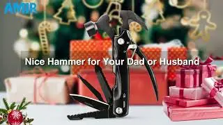 KeeKit Hammer Multitool, 12 in 1 Mini Stainless Steel Multitool with Hammer | Smart Lifestyle