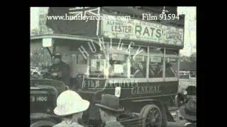 Bus Adverts, 1920's - Film 91594