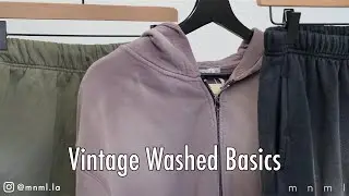 Vintage Washed Basics by mnml