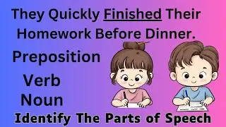 Identify parts of speech | English Grammar | Learn With Examples