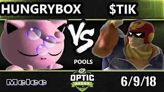 Optic Arena SSBM - Liquid | Hungrybox (Jigglypuff) Vs. $tik (Captain Falcon) Smash Melee Pools