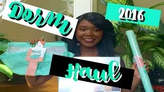 COLLEGE DORM ROOM HAUL 2016