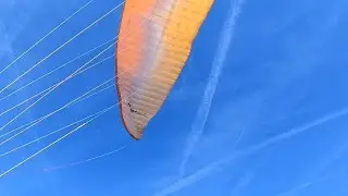 RAW 4K Paragliding #360: When you notice mid-flight that a Line was repaired incorrectly...