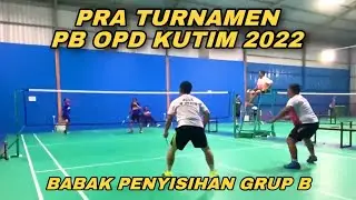 HIGHLIGHT | BABAK PENYISIHAN GRUP B PRA TURNAMEN PB OPD KUTIM 2022 | GOMEZ/MARAN VS BUDI/AGUS