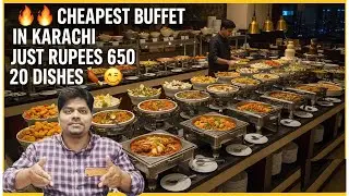 Cheapest Dinner Buffet In Karachi just rupees 650 mein 20 dishes |Fajar Sea Food Best Buffet