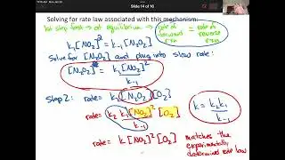 Kinetics Week 2 Lecture 4 Slow Second Step