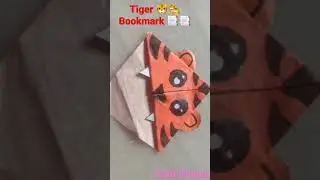 How to make Tiger 🐅🐯 Bookmark 📑📑।Craft Planet।👍