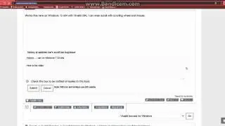 Vivaldi Browser's address bar's scroll bar bug/issue