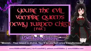Evil Vampire Queen Feeds On And Turns You! ASMR Audio Roleplay ||  [ F4A ] || { Kitti Minx }