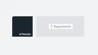 Bauprotokoll erstellen - BauMaster Tutorial