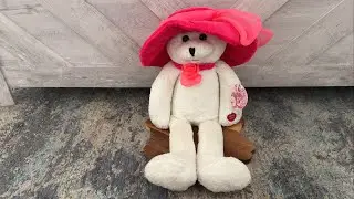 PBC International Jasmine Bear (Pink Hat) - “I Will” 