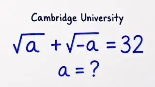 Cambridge University Math Solve | Math Olympiad | Complex Number | Algebra | Pi Nerds