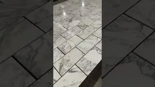 Calacatta Gold marble tiles from EDG Stone #edgstone #stone #calacatta #whitemarble #marbletiles
