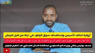 مصر تحذر من وجود الدعم السريع ومليشيات في الجنوب/السعودية تناقش تدخل عسكري في البحر الاحمر مع بوليس 