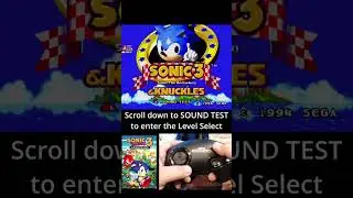 Sonic 3 & Knuckles - Level Select and Debug Mode