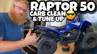 Чистая настройка карбюратора Yamaha Raptor 50