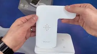 Беспроводная зарядная станция 3 в 1, Breaking DS04, Qi 20W Белый