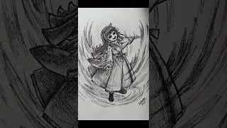 Alluka Zoldyck, speed drawing #animedrawing #anime #drawing #alluka #hunterxhunter #animeeart #fyp