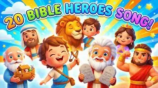 Top 20 Bible Characters Song! Learn About Noah, Moses, David & More | Kids Worship