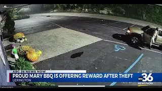 Restaurant offering reward for information after theft 092524