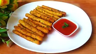 Potato Sticks Recipe | Snacks Recipe। Potato Recipe Bangla | মজাদার ও ক্রিস্পি পটেটো স্টিক রেসিপি..