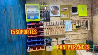 panel frances ,15 soportes , french cleat.     parte 1 #ismapro #makersespaña