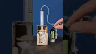 Vertical Trash Compactor Compression Mechanism #robotics #project #asmr #satisfying #concept #diy