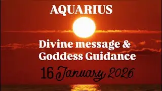 AQUARIUS-💫Divine message & goddess Guidance🦄16 january 2026 #hinditarot #Aquarius tarot #dailytarot 
