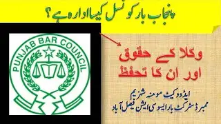 Punjab Bar council پنجاب بار کونسل وکلا کے لیے کیا کرتی ہے؟یہ ایک آئینی ادارہ ہے