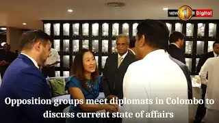 Opposition groups meet diplomats in Colombo to discuss current state of affairs