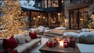 Smooth Relaxing Jazz Music at Cozy Coffee Shop ❄️ Calm Winter Jazz for Focus & Stress Relief