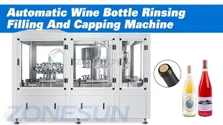 How To Use Monoblock Automatic Wine Bottle Rinsing-Filling-Corking Machine?