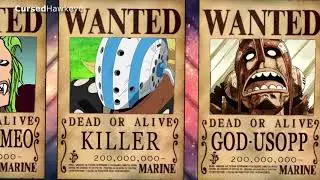 One Piece  Updated Bounty Chapter 870+