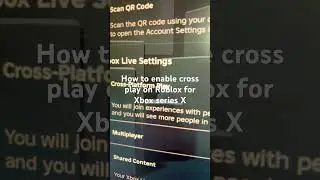 How to enable cross play on Roblox for Xbox series X
