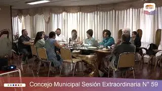 Concejo Municipal Sesión Extraordinaria N° 59