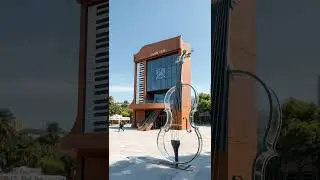 The Piano House: Huizhou's Architectural Marvel Shaped Like a Giant 🎹 #viralvideo #shortvideo