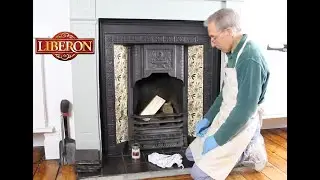Restoring a Victorian fireplace with Liberon Iron Paste