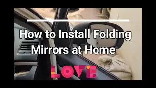 How to Auto Install Folding Mirrors  in Maruti Swift in Hindi
