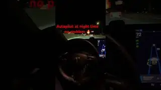 Autopilot model y at night. #cool #nice #tesla #sport #future #model #nice #youtubeshorts #youtube