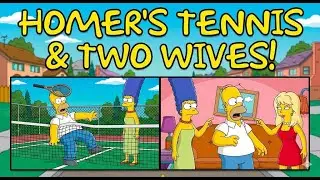 Simpsons Funny Moments | Homer's Tennis Fail & The Secret Second Wife
