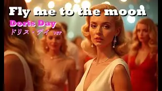 Fly me to the moon - Doris Day (3Lyrics  en/ja/es) #flymetothemoon 和訳 日本語歌詞