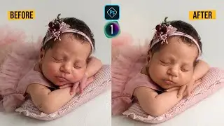 How to Retouch Newborn Photos: Color Correction and Frequency Separation in Capture One & Photoshop