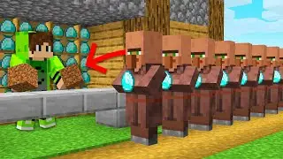 Minecraft, But Villagers Trade Secret OP Items