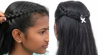 Easy Different Open Hairstyle Tutorial | New & Trendy Hairstyle for Everyday | Hairstyle for Girl