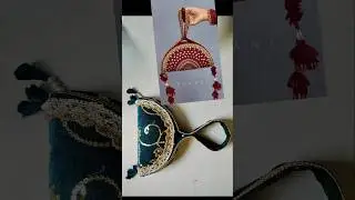 New Design HandPurse Making #design #fashion #bag#potli #purse #manjushakyams #shorts #youtubeshorts