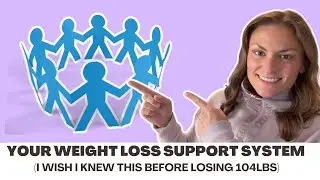 How To Build Your Weight Loss and Wellness Supprt System (I Wish I Knew This Before Losing 104lbs)