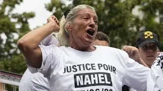 Протесты в Нантерре: 