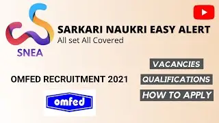 Job Alert 2021| OMFED Recruitment 2021 | Latest Jobs | Naukri Most Detailed Video |  - Team SNEA