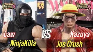 NinjaKilla (Law) vs Joe Crush (Kazuya) | Tekken 8 Replays