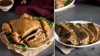 The BEST Vegan Holiday Roast #veganchristmas #holidayroast #shorts